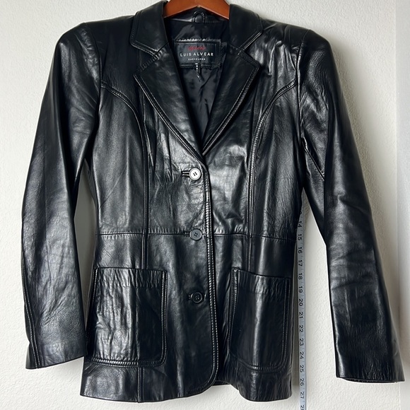 Leather Blazer - Picture 2 of 9